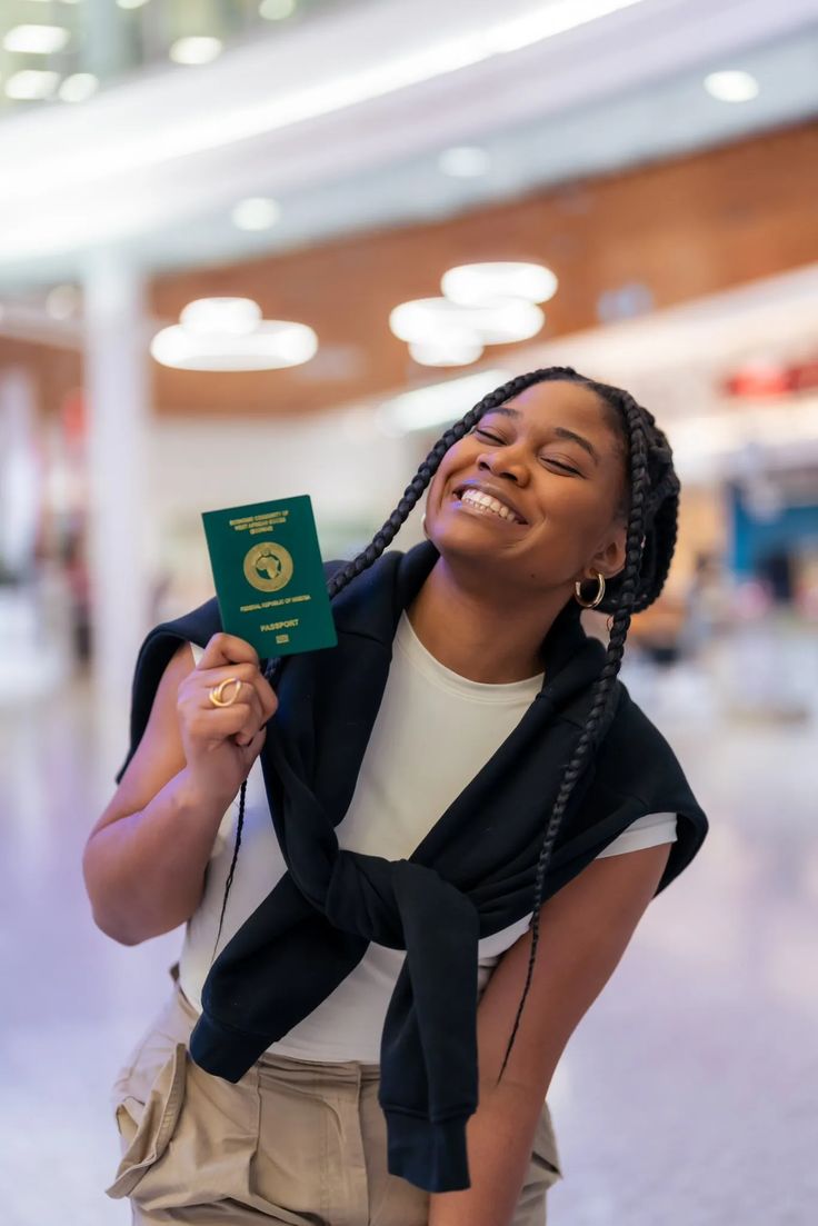 Visa in hand